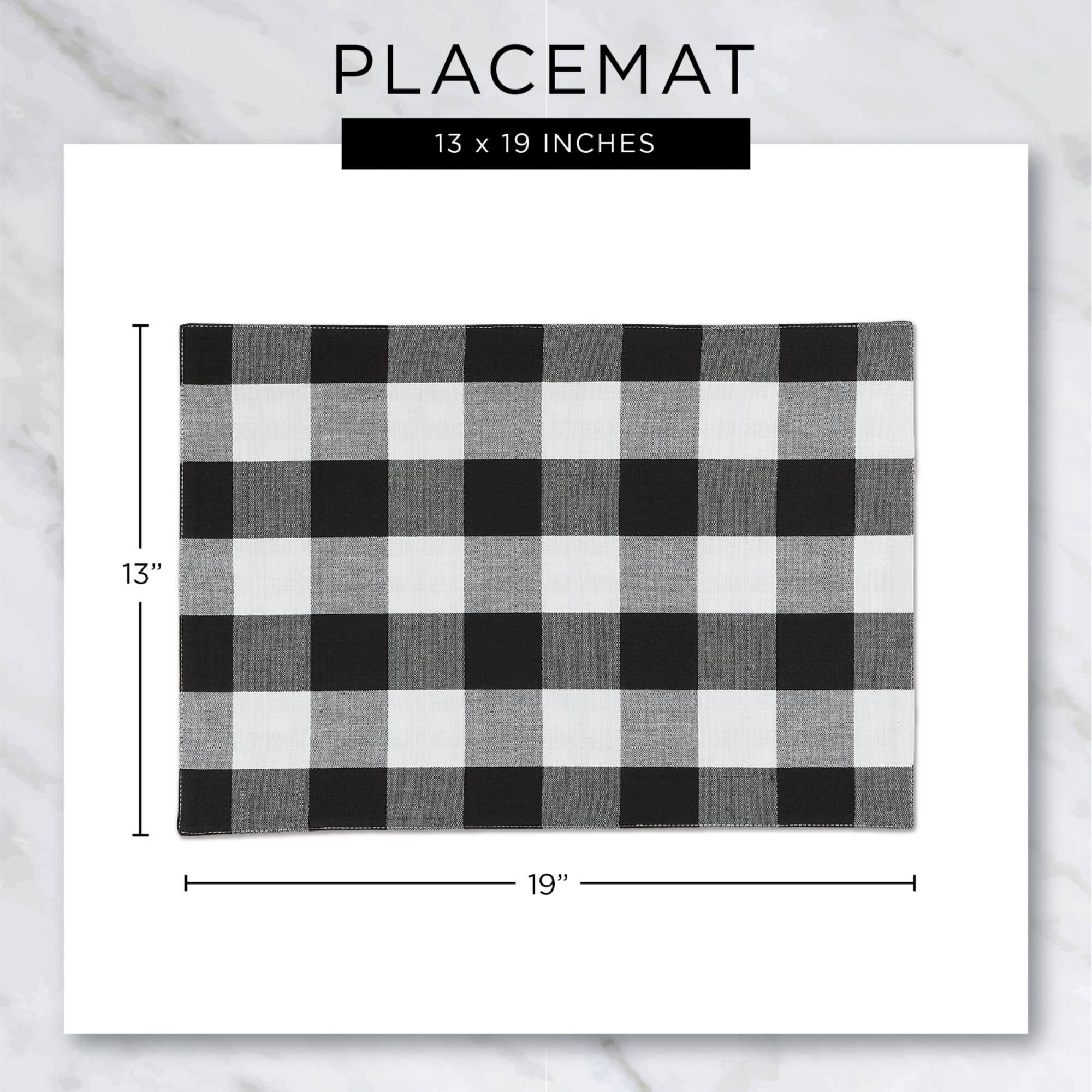 DII® Bee Kind Reversible Embellished Placemats, 6ct.